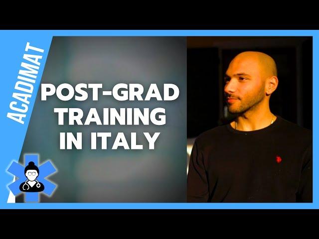 Medical Residency in Italy after Medicine in Italy - Deep Dive Interview [NON-EU STUDENT]