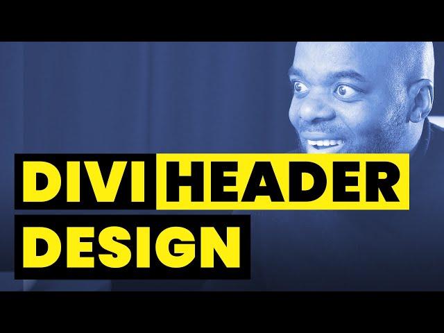 How to Create A Divi Header  -  Divi Header Design