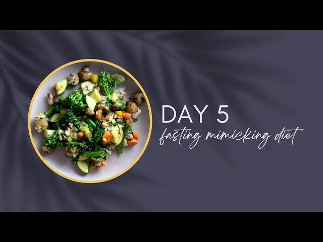 DAY 5 | Fasting Mimicking Diet DIY