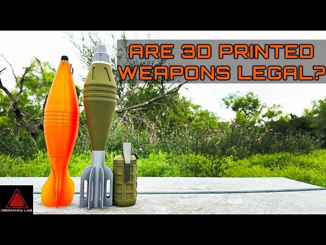 Are 3D Printed Weapons Legal To Make?