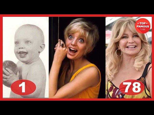 Goldie Hawn ⭐ Transformation From 1 To 78 Years Old