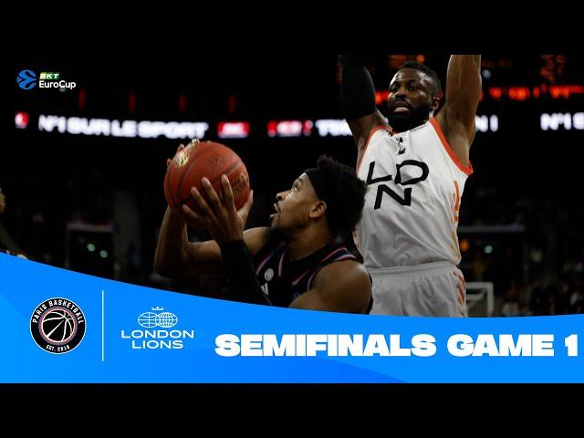 Paris Basketball-London Lions | Semifinals Game 1 Highlights | 2023-24 BKT EuroCup