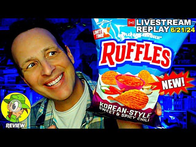 Ruffles® Korean-Style Sweet & Spicy Chili Review  Livestream Replay 6.21.24 ⎮ Peep THIS Out! ️‍️