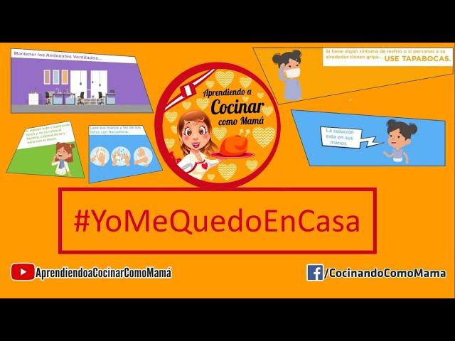 #YoMeQuedoEnCasa  Con APRENDIENDO A COCINAR COMO  MAMÁ