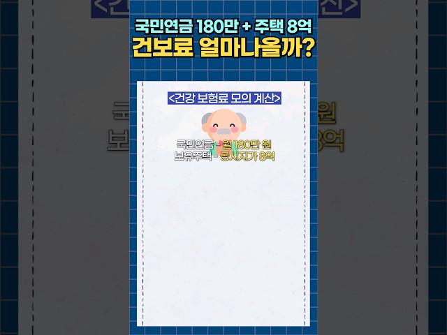 국민연금 180만원, 보유주택 8억 있으면 건강보험료 얼만큼 나올까?