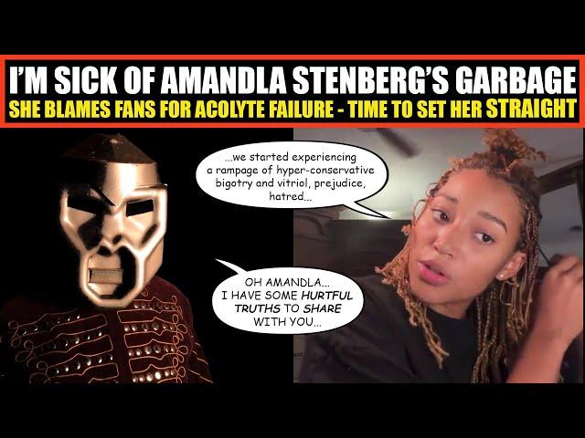 Amandla Stenberg Blames Fans for Acolyte FAILURE Again & I am SICK of It | Time to Set Her STRAIGHT!