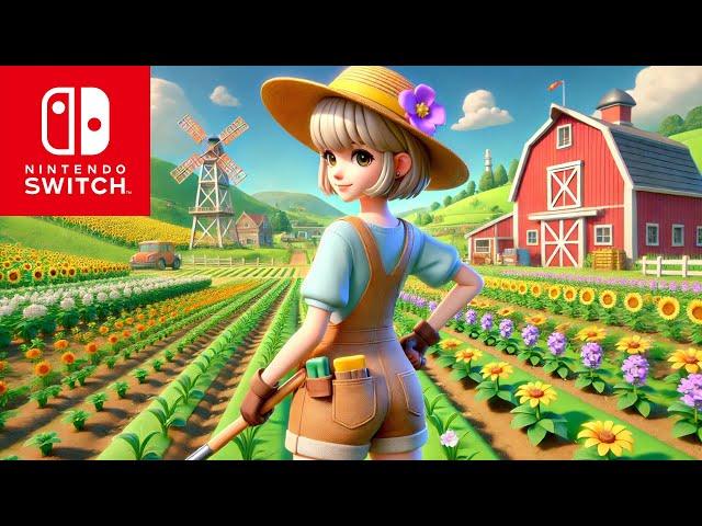 TOP 10 NEW Farming Games on Nintendo Switch - Upcoming Games 2025