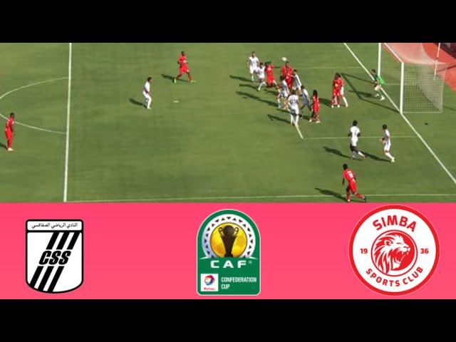  LIVE, CS Sfaxien vs Simba SC, CAF Confederation Cup - 2024, Live Match Updates