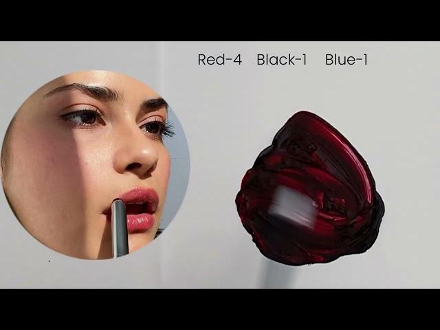 Making lipstick dupes with the GoPlay Cosmetics' LIPSKIT - Black honey