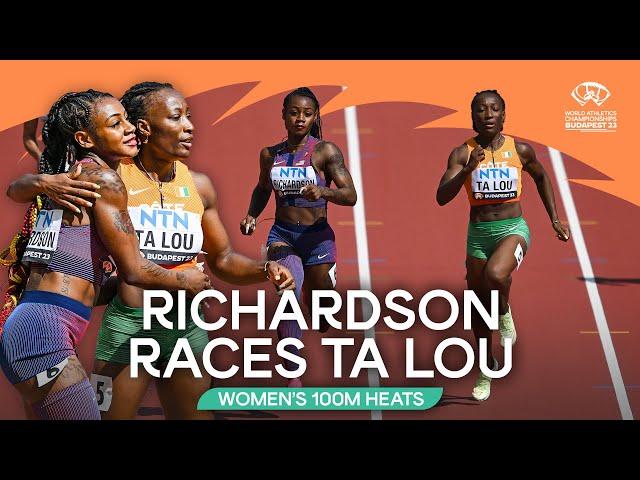 Sha'Carri Richardson cruises to 200m semi-finals | World Athletics Championships Budapest 23