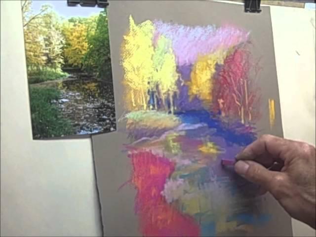 Pastel Painting Impressionist Style