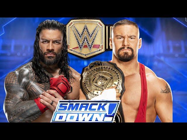 Roman Reigns vs Bron Breaker at Smackdown |  WWE2K24 Gameplay | Epic TITLE MATCH |