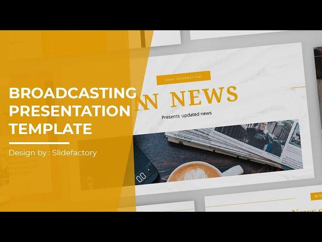 NN News – Broadcasting Presentation Template By SlideFactoryCo