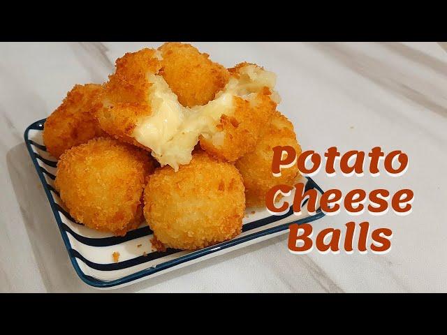 Potato Cheese Balls | Potato Croquettes | Easy Meryenda Recipe | Nikki Blast