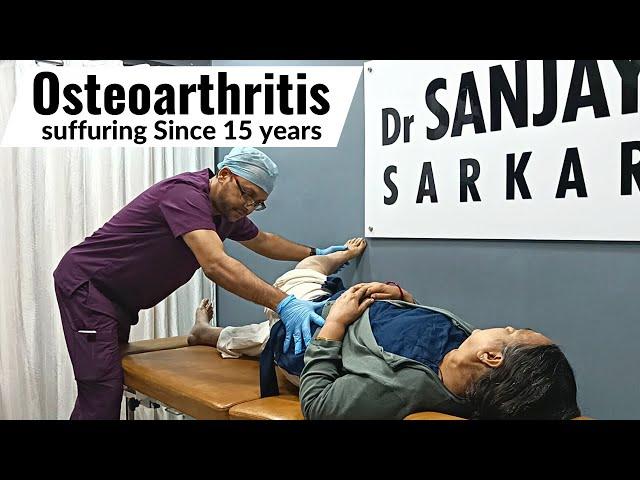 Osteoarthritis of Knee | Chiropractic Adjustment | ASMR | Dr Sanjay Sarkar