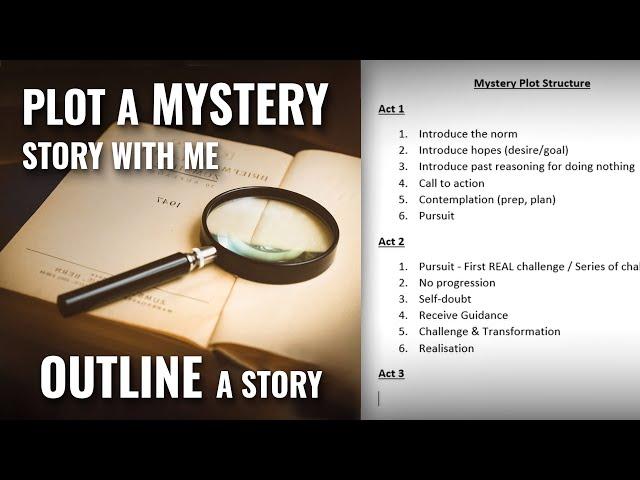 Plot A Mystery Story With Me // Outline A Story Guide.