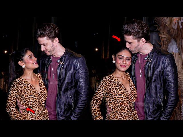 Michael Blohm-Pape KISS soon to be wife Sreejita De on forehead in Public