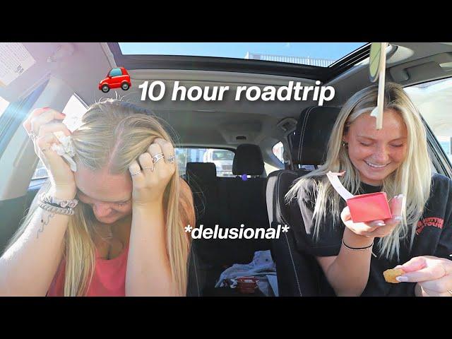 two girls on a 10 hour roadtrip... a vlog