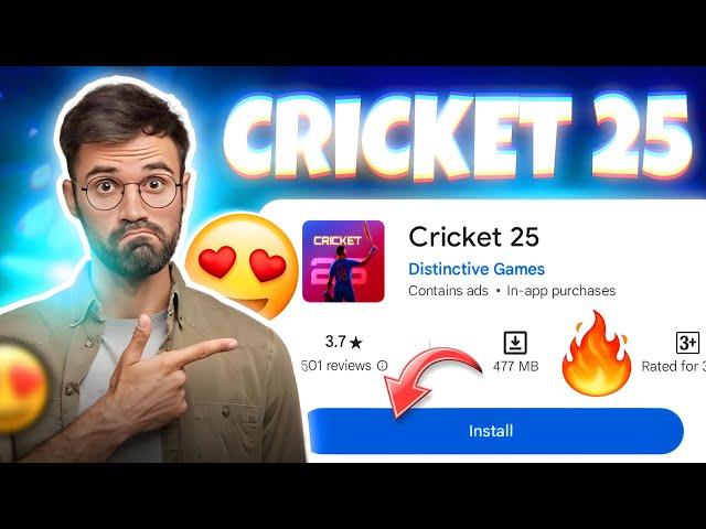 Bas karo Yr - CRICKET 25 | New Cricket Game For Android | T20 World Cup| Latest Jerseys & Squads