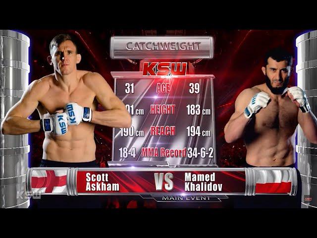 KSW Free Fight: Scott Askham vs. Mamed Khalidov 1