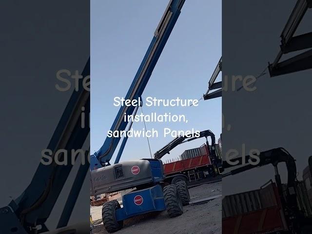 installation steel Structures #project #construction #engineering #saudiarabia #steel #building