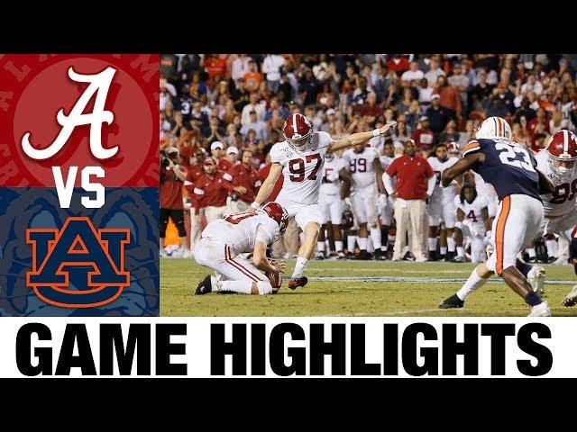 #1 Alabama vs #4 Auburn Highlights | 2013 College Football Highlights | 2010's Games of the Decade