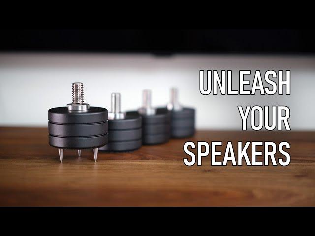 Stack Audio AUVA 50 speaker isolation feet impressions