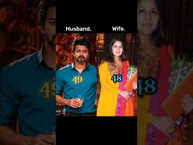 South Indian actors wife age  #status #shortvideo