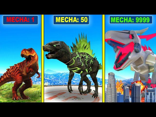 Upgrading DINOSAUR to MECHA DINOSAUR in GTA 5!