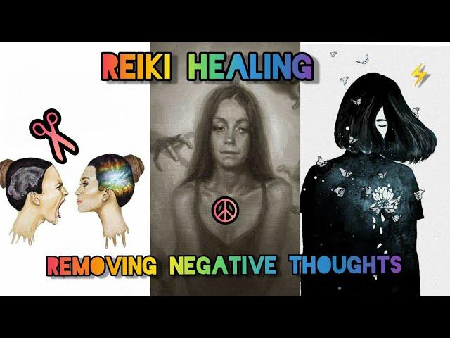 convert negative thoughts to positive|reiki for removing negativity|#reik#asmr #healinglightreiki