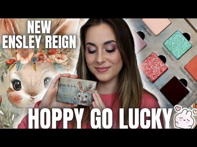 *NEW* Ensley Reign Cosmetics HOPPY GO LUCKY | Swatches, Demo, & First Impressions (This is SO CUTE)