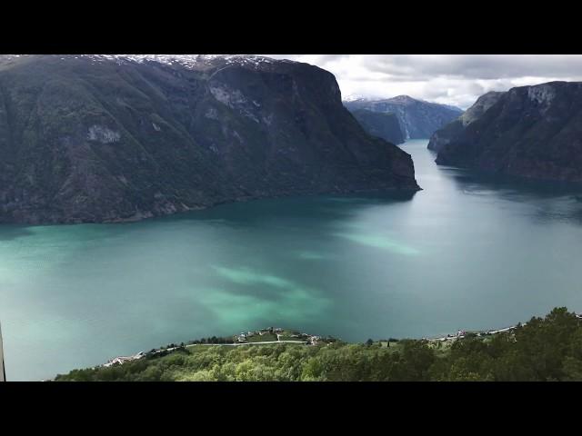 Stegastein viewpoint over Aurlandsfjord  - Norway