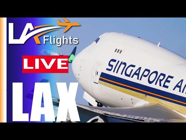 LAX LIVE:  LAX Plane Spotting | December 21, 2024 | Los Angeles International Airport