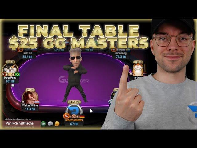 Mein erster GGpoker FINAL TABLE - $25 GGMasters FT HIGHLIGHTS