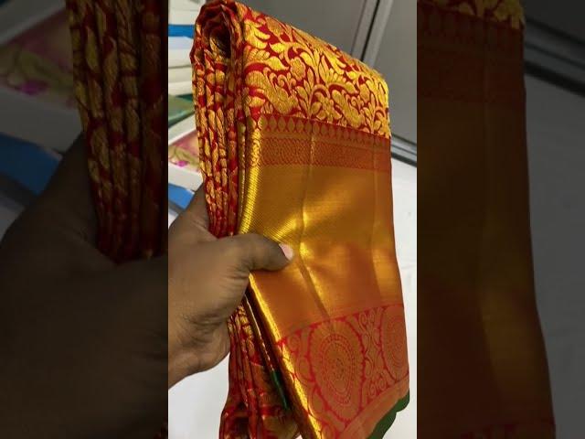 Bridal Pure Kanchipuram handloom silk sarees 14000/-#shorts