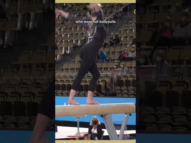 Why do male and female gymnasts  wear different uniforms? #gymnast #olympics #calisthenics #sports