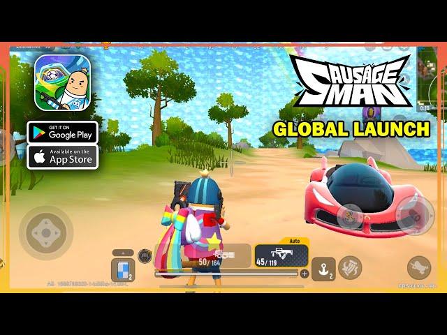 Sausage Man Global Launch Gameplay (Android, iOS)