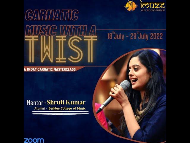 A unique Carnatic Music learning Experience | Shruti Kumar | Nottuswaram Compositions