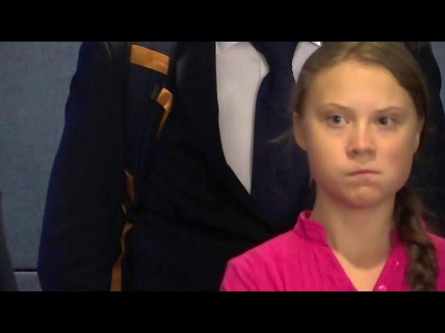 Watch Greta Thunberg's reaction to Trump at the U.N.