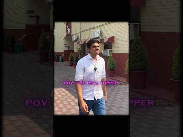 The Real Topper ️||Prashant kirad||#class10 #topers  #study #shorts #viral #trending