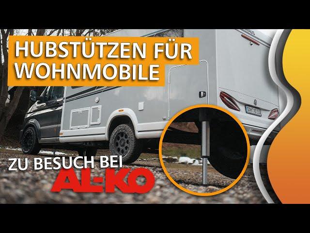 AL-KO HY4 Wohnmobil-Hubstützen | Wir sind zu BESUCH bei AL-KO in KÖTZ | Vorstellung Hubstützensystem