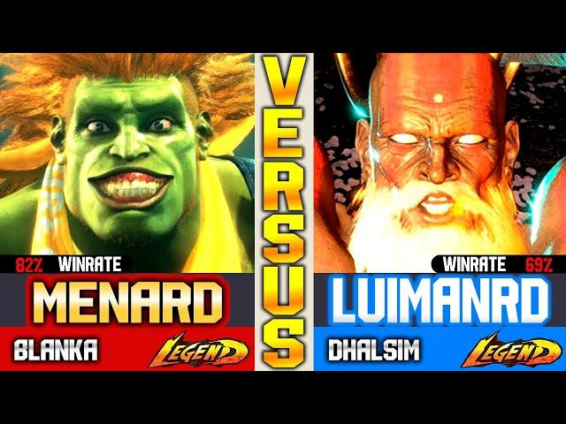 SF6 Blanka (MenaRD Vs LuimanRD) Dhalsim ▰ High Level