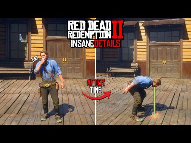 22 Insane Details in Red Dead Redemption 2 (RDR2 Small Details Part-3)