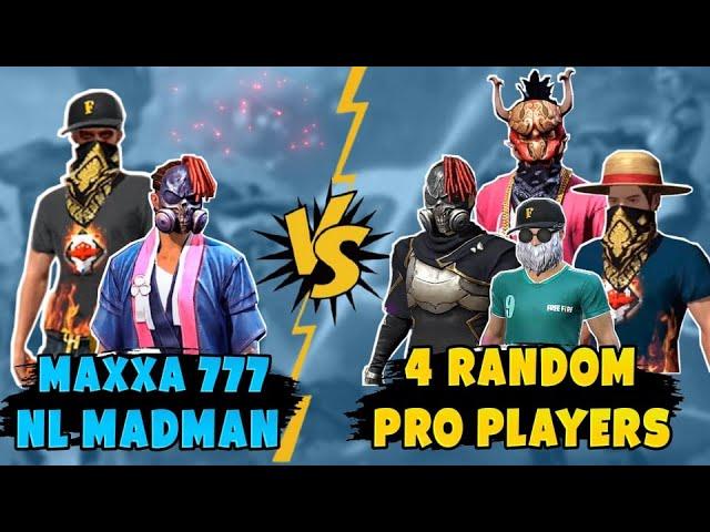 MAXXA AND MADMAN VS 4 RANDOM PLAYERS . 2VS4 GREAT MATCH