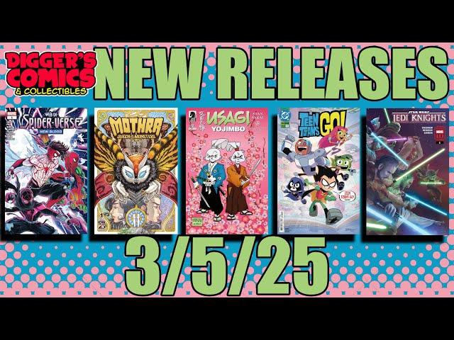 New Comic Book Releases for 3-5-2025!