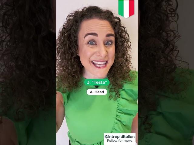 Italian Vocab Test! Take this Quiz! (Part 2)