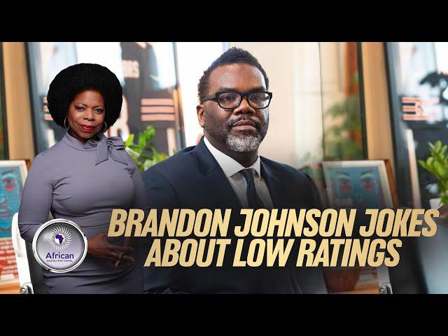 Mayor Brandon Johnson Makes Dumb Jokes About Low Approval Rating And Claims People Believe In Him