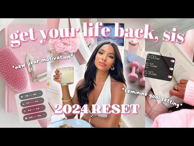 FEMININE RESET 2024  femininity routine + goals  17 ways to make 2024 your best year yet | Ep. 12