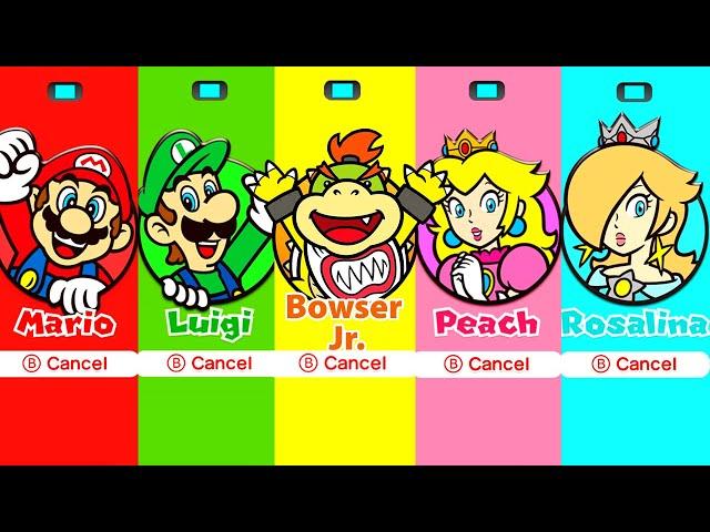 Super Mario 3D World + Bowser's Fury - All Characters