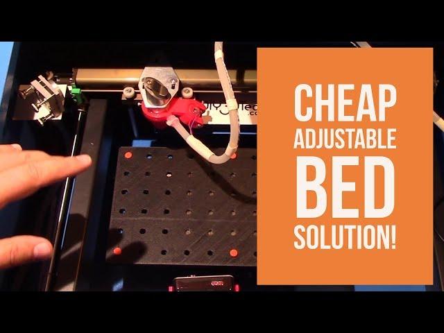 K40 eBay Chinese CO2 Laser Cutter & Engraver - Cheap Adjustable Bed Solution!